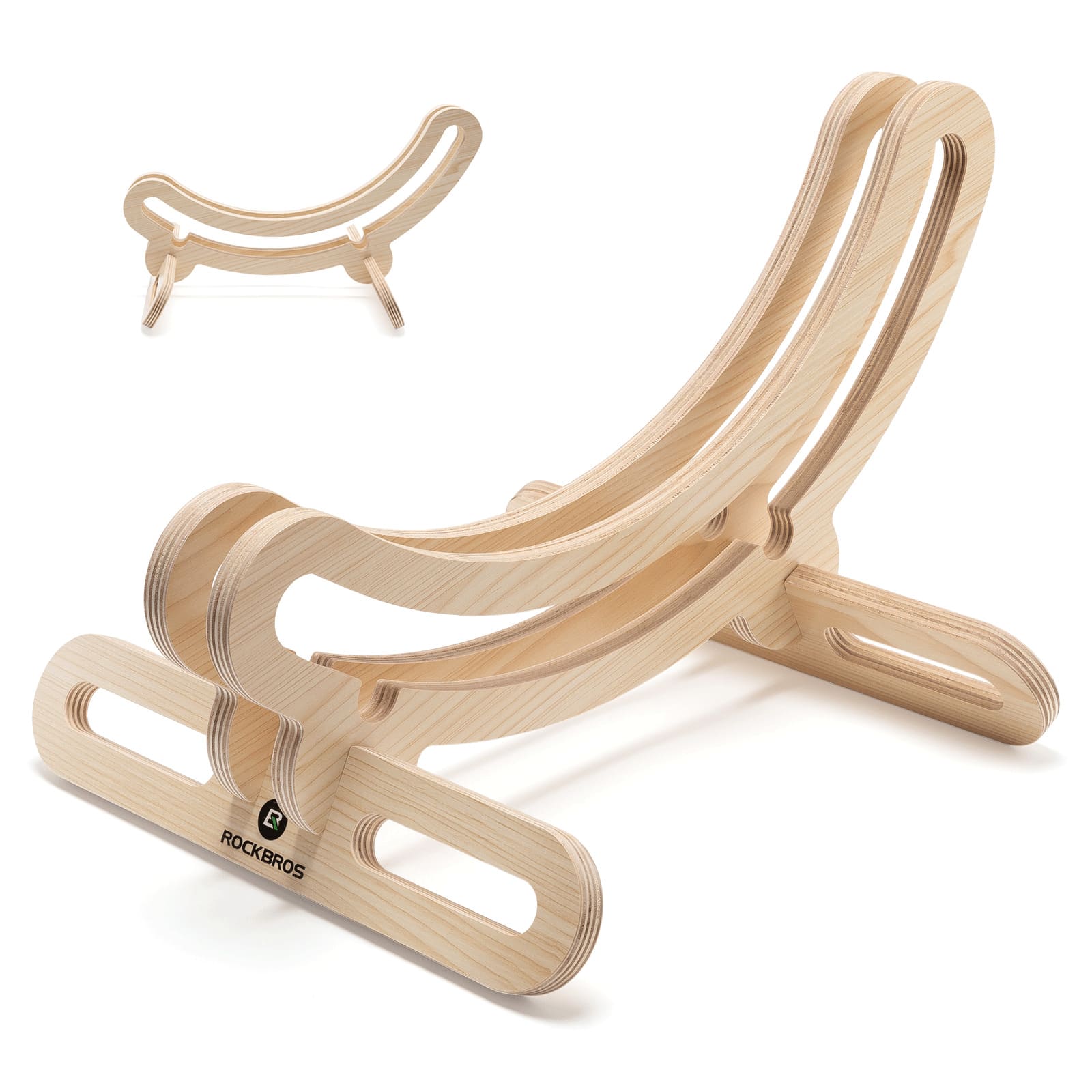 Minimalist Wooden Bike Stand