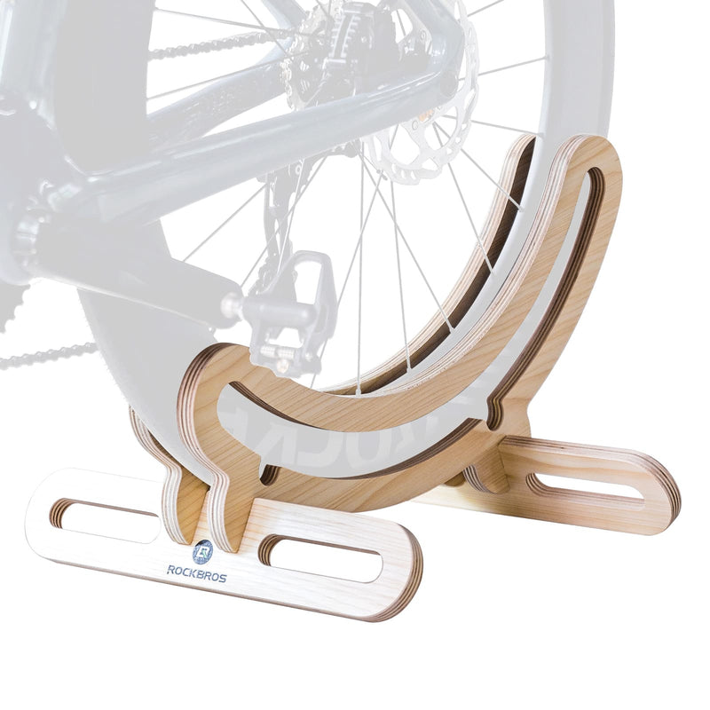 Minimalist Wooden Bike Stand-1
