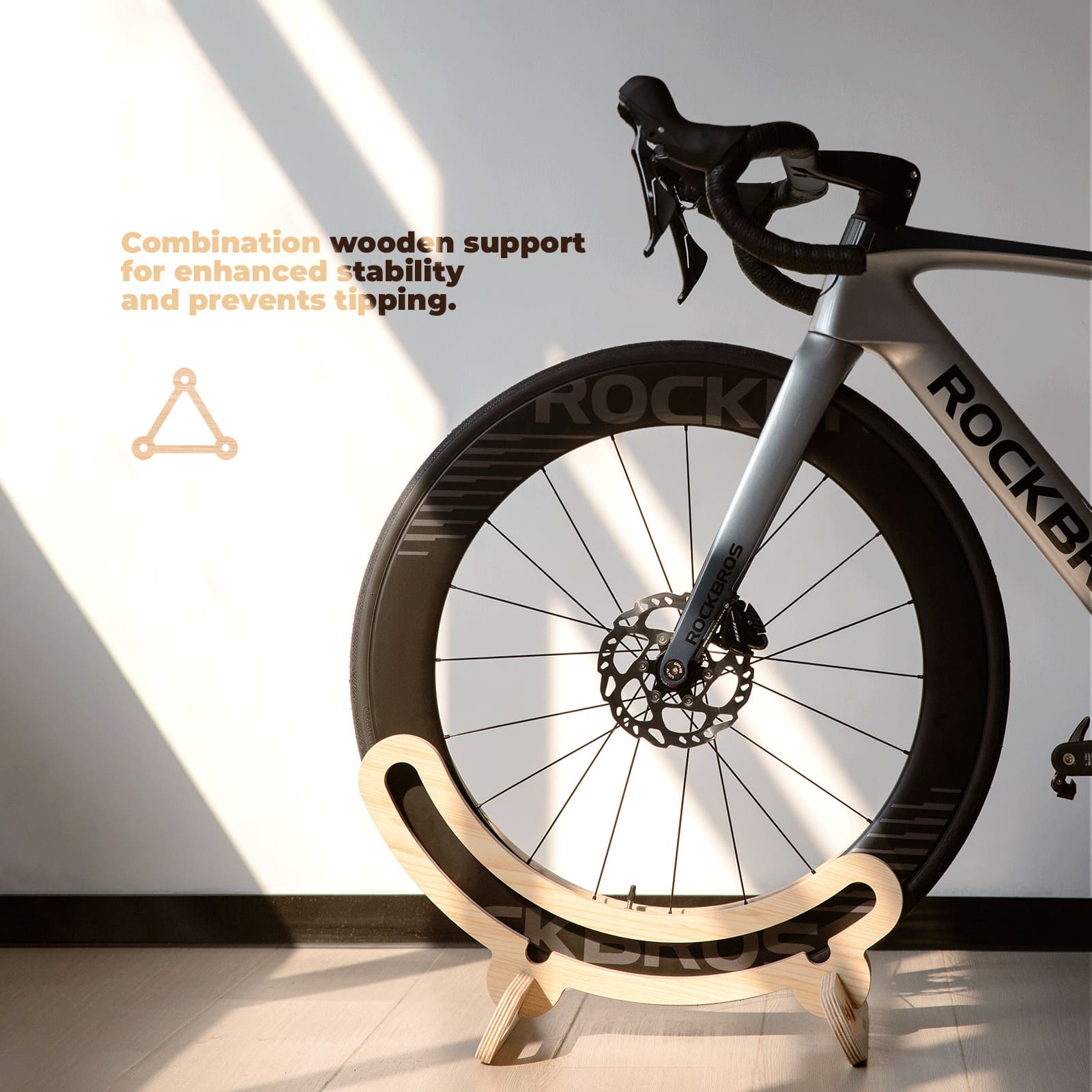 Minimalist Wooden Bike Stand-7