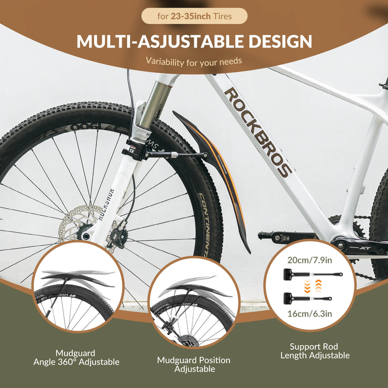 Adjustable Bike Fenders for Mountain Bikes-4