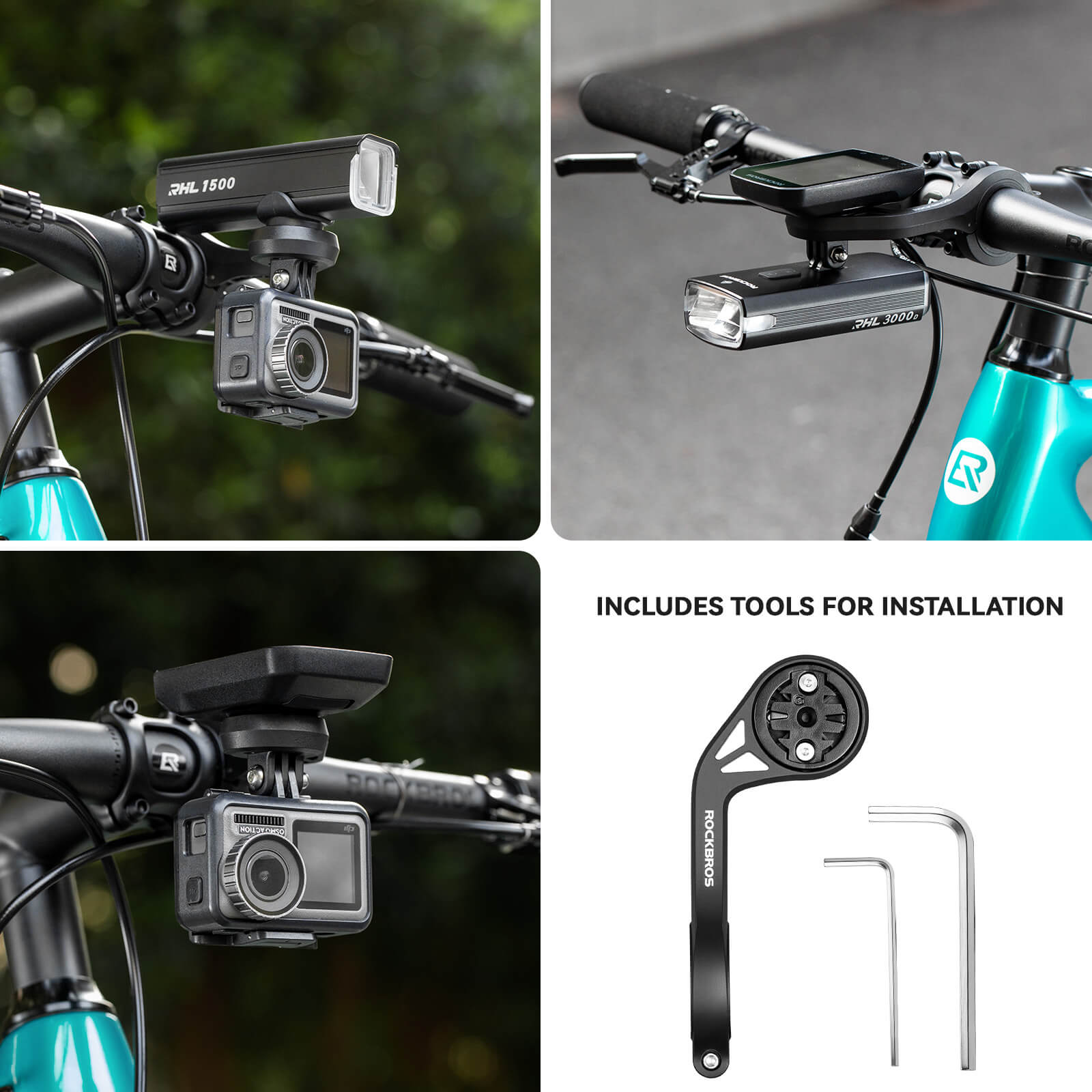 Bike Computer Mount for Round Handlebars-6