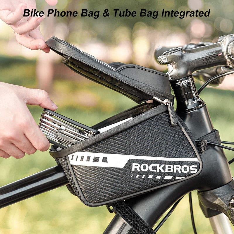 Phone Holder Top Tube Bag – Under 7.5”