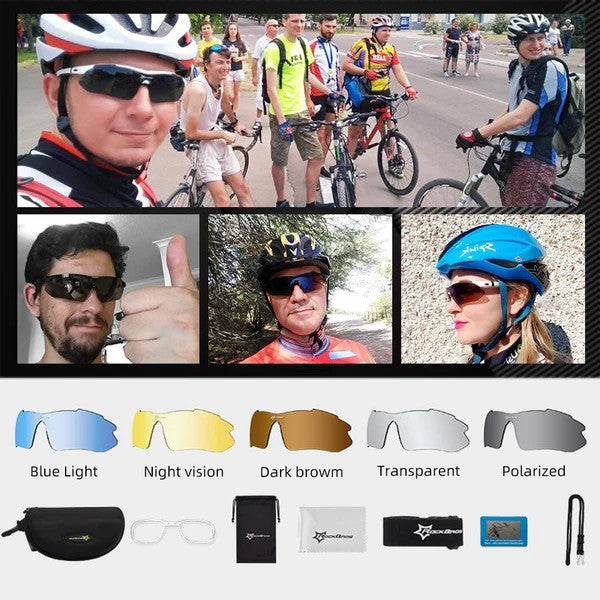Polarized Cycling Sunglasses UV Protection-17