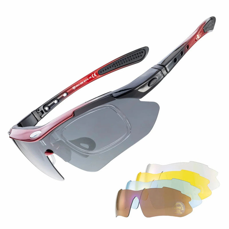 Polarized Cycling Sunglasses UV Protection-4