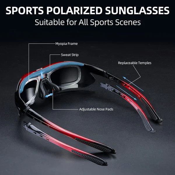 Polarized Cycling Sunglasses UV Protection-12