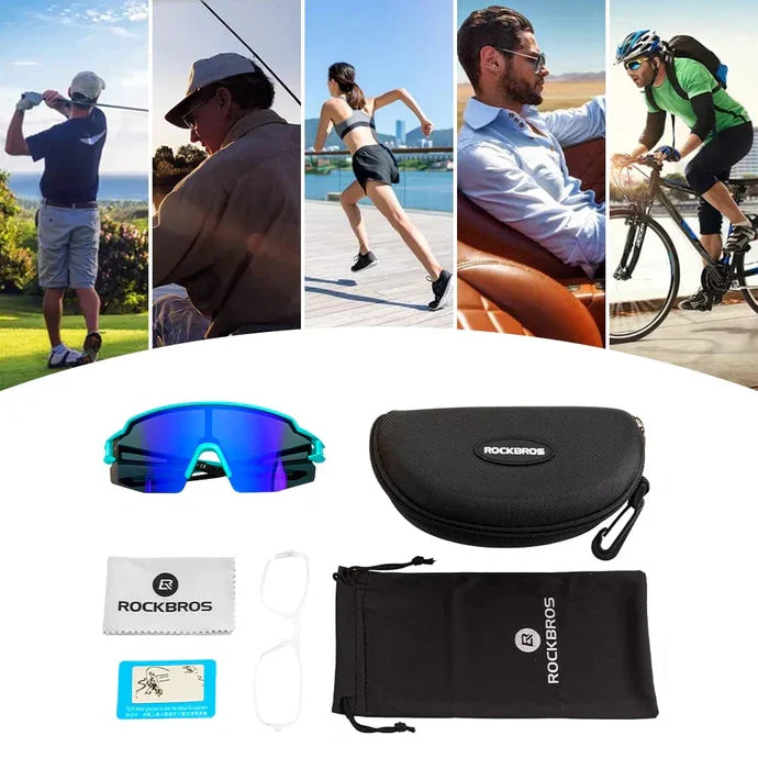 Polarized Cycling Sunglasses UV Protection Sports Eyewear-24