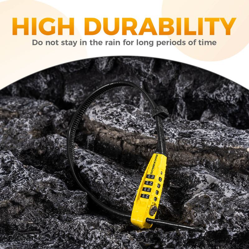 Portable Combination Cable Lock - 52cm-3