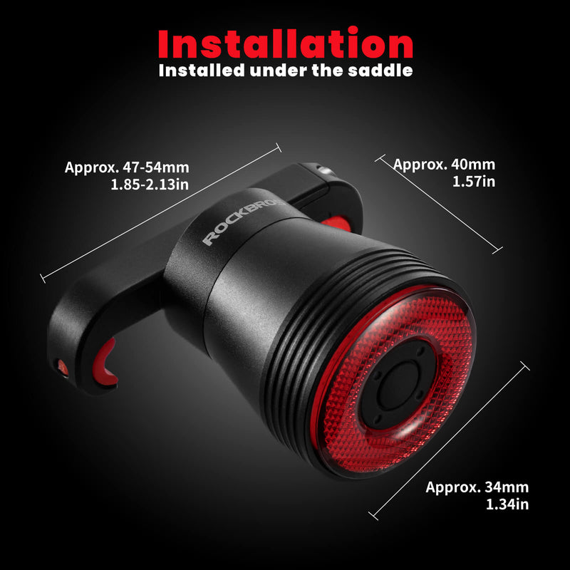 Q5 Smart Bike Tail Light with Brake Sensor-8
