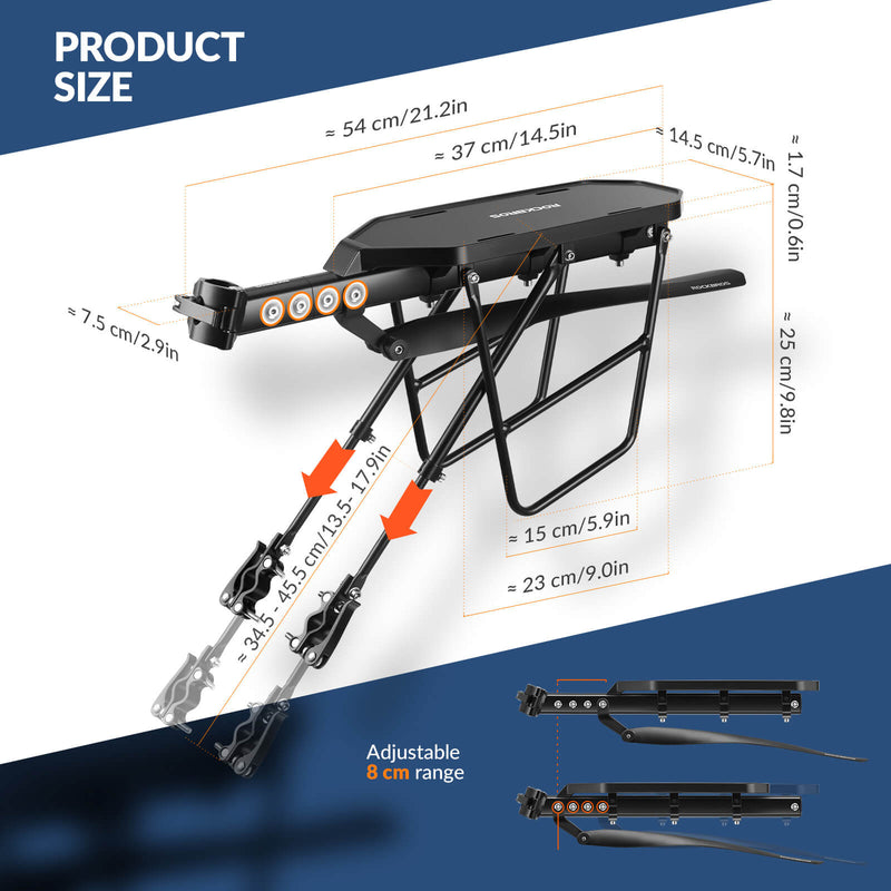 Quick Release Bike Rear Rack-6