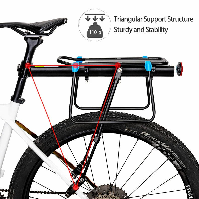 Quick Release Rear Bike Rack for Mountain Bikes-4