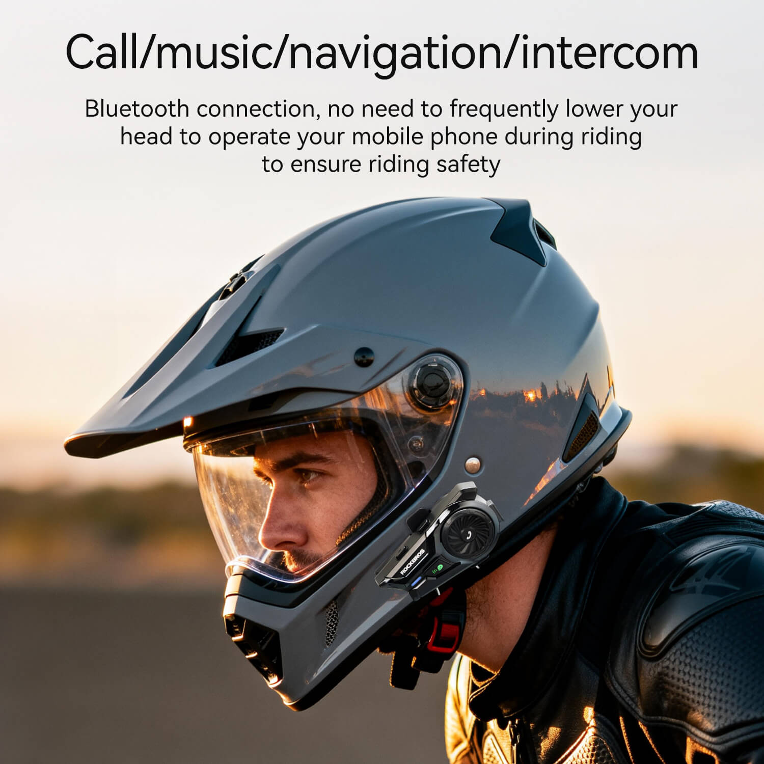 R1 Motorcycle Helmet Bluetooth Headset-2