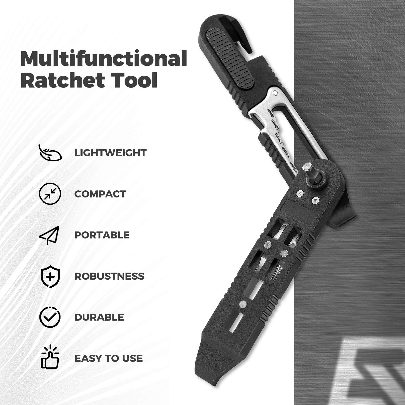 Ratchet Bike Tire Lever Set-3