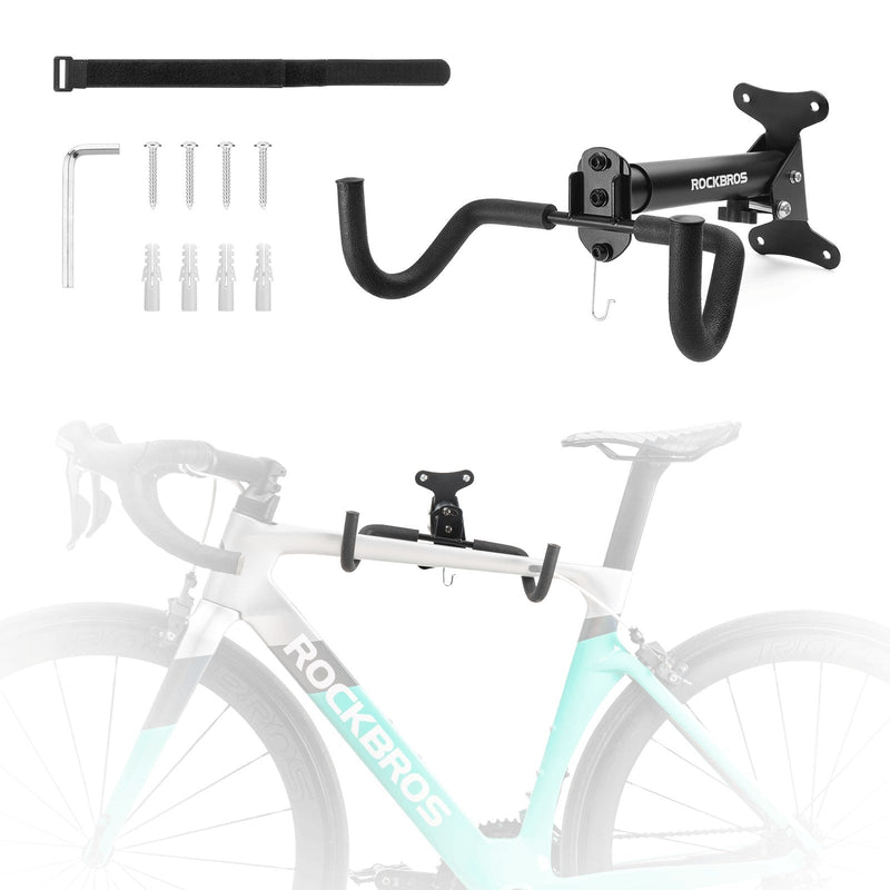 Retractable Wall-Mounted Bike Rack Space-Saving Bike Storage-1