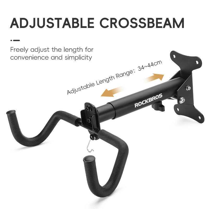 Retractable Wall-Mounted Bike Rack Space-Saving Bike Storage-4