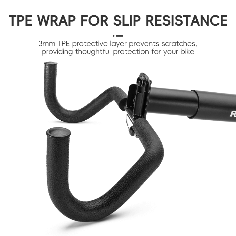Retractable Wall-Mounted Bike Rack Space-Saving Bike Storage-9