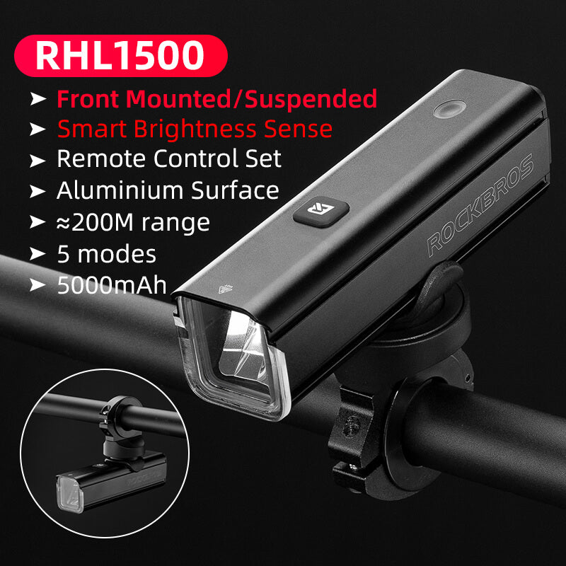 RHL1500 Bike Front Light with Intelligent Temperature Control-4