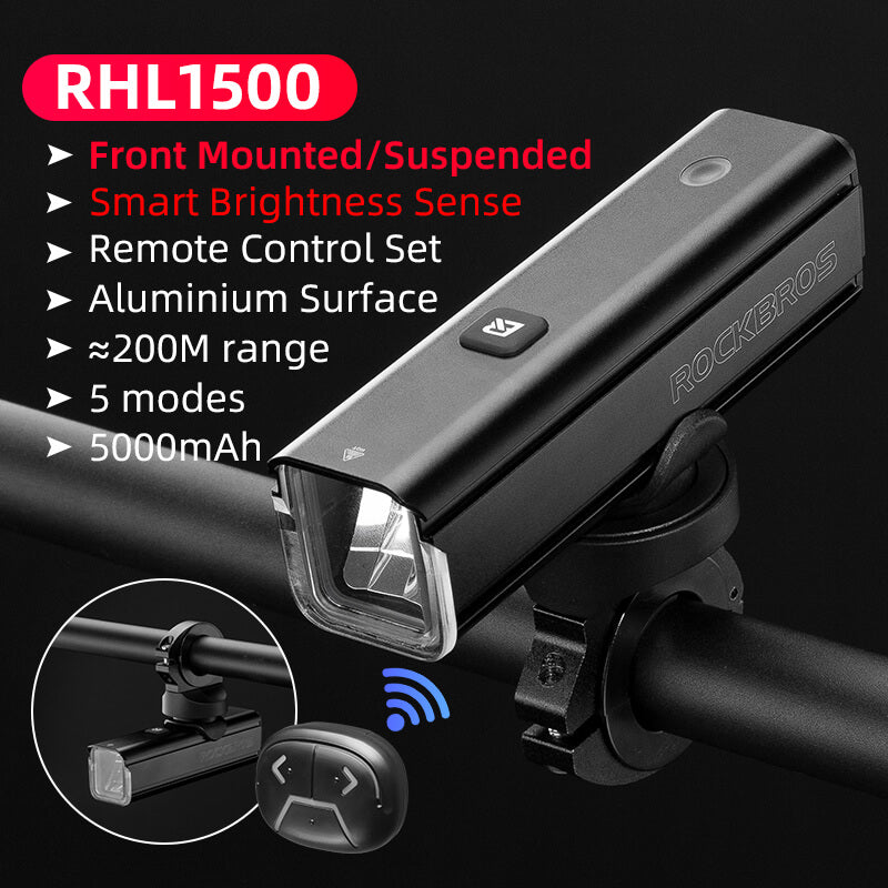 RHL1500 Bike Front Light with Intelligent Temperature Control-3