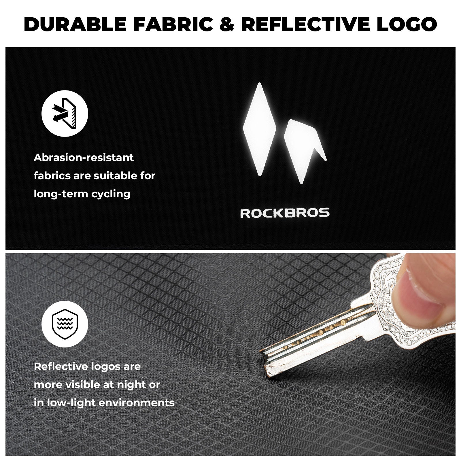 RideMate Front Fork Rack Bag - 7L-8