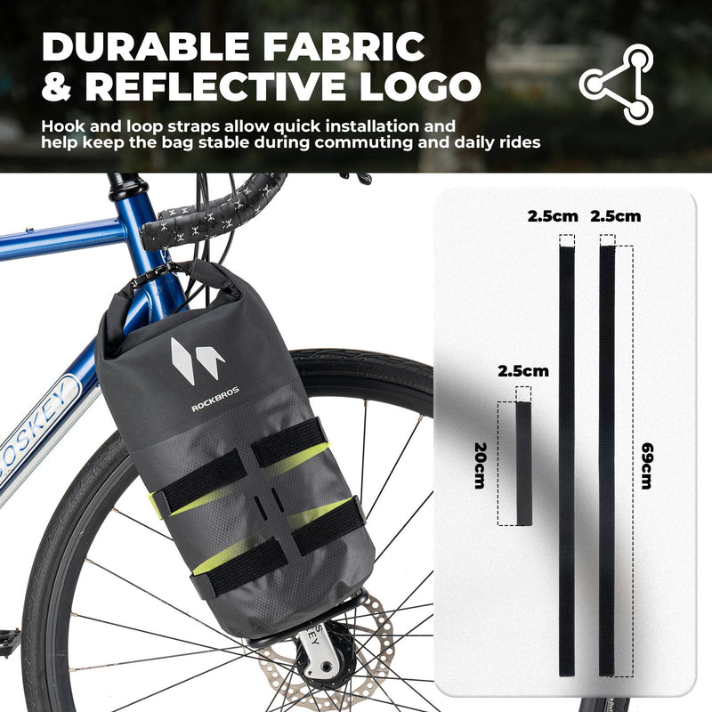 RideMate Front Fork Rack Bag - 7L-9