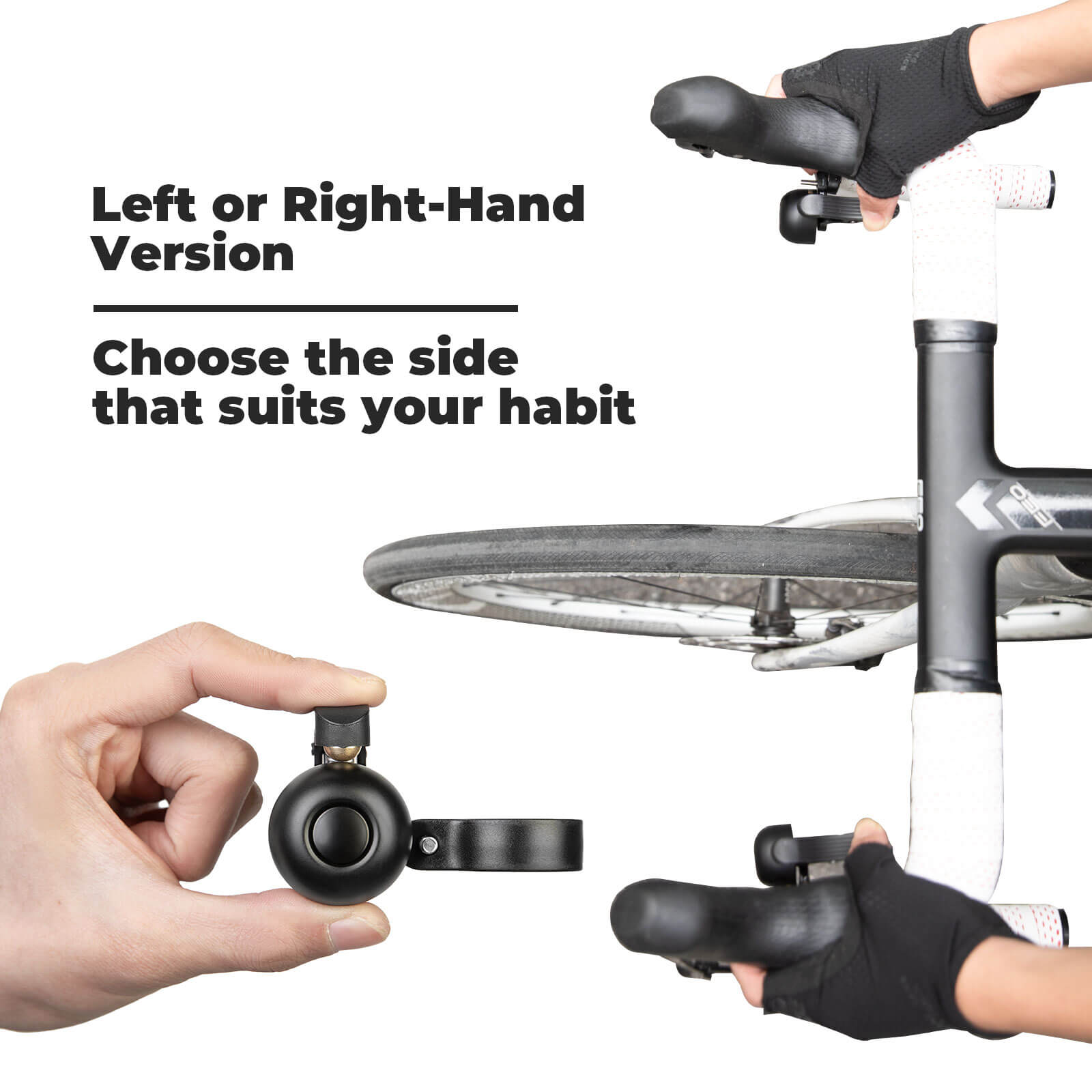 Bike Bell for Road Bike – Loud Sound Handlebar Ring-9