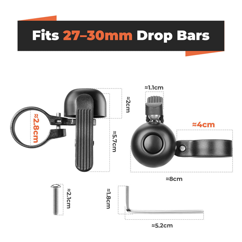 Bike Bell for Road Bike – Loud Sound Handlebar Ring-5