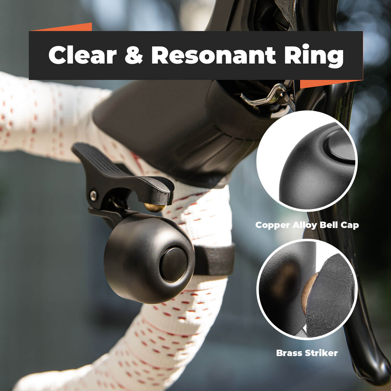 Bike Bell for Road Bike – Loud Sound Handlebar Ring-6