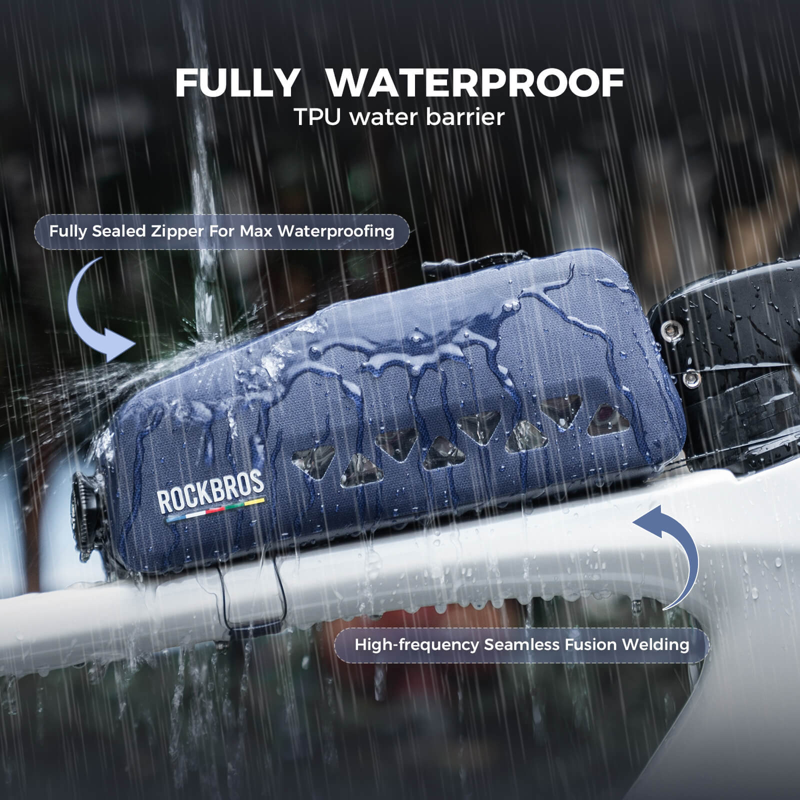 Road To Sky Bike Frame Bag 100% Waterproof-9