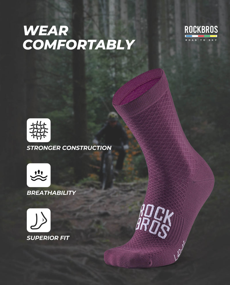 ROAD-TO-SKY Breathable Cycling Socks-14