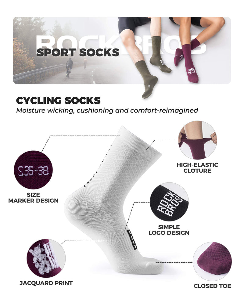 ROAD-TO-SKY Breathable Cycling Socks-16