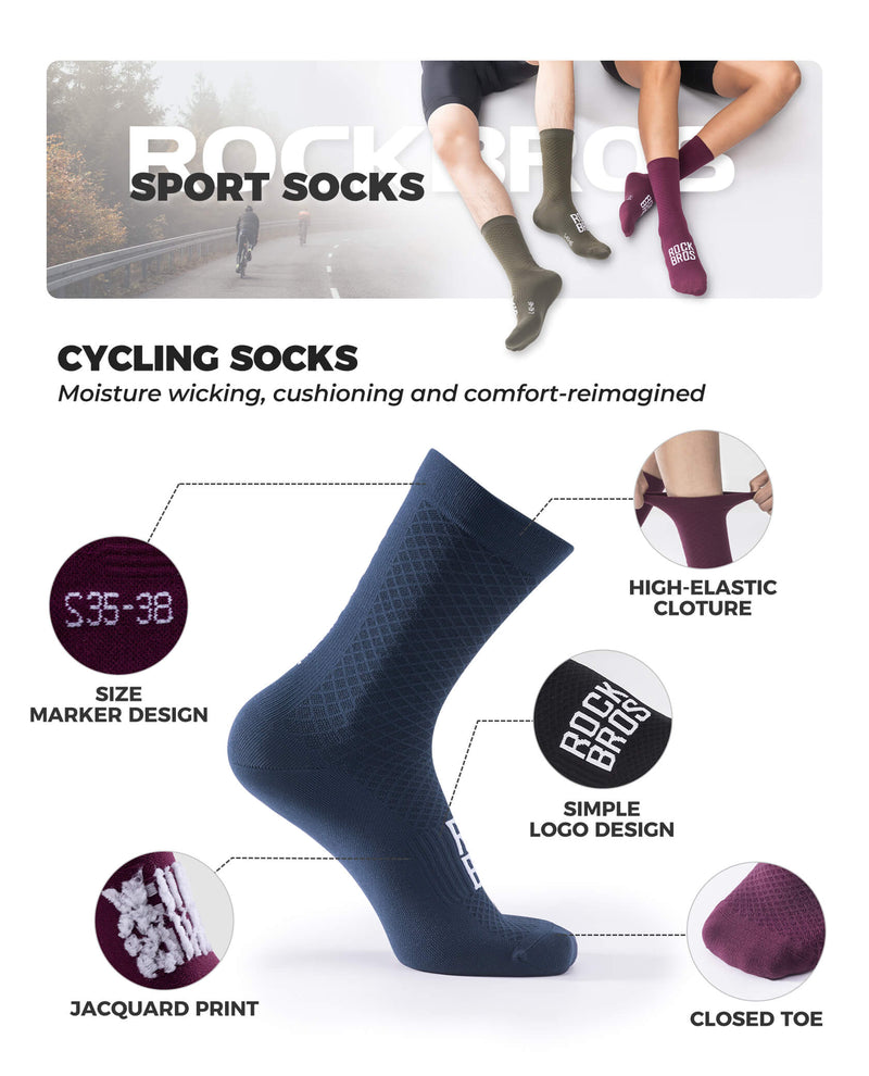 ROAD-TO-SKY Breathable Cycling Socks-17