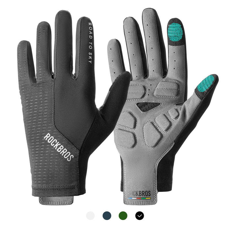 ROAD TO SKY Breathable Anti-Slip Full Finger Cycling Gloves-4