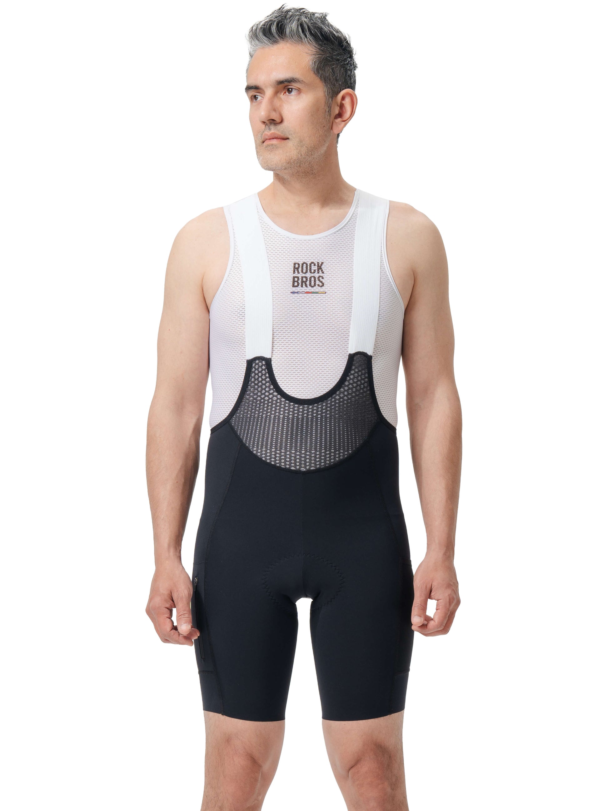 Men's ROAD-TO-SKY Bib Cycling Shorts With Elastic Interface® Pad-4