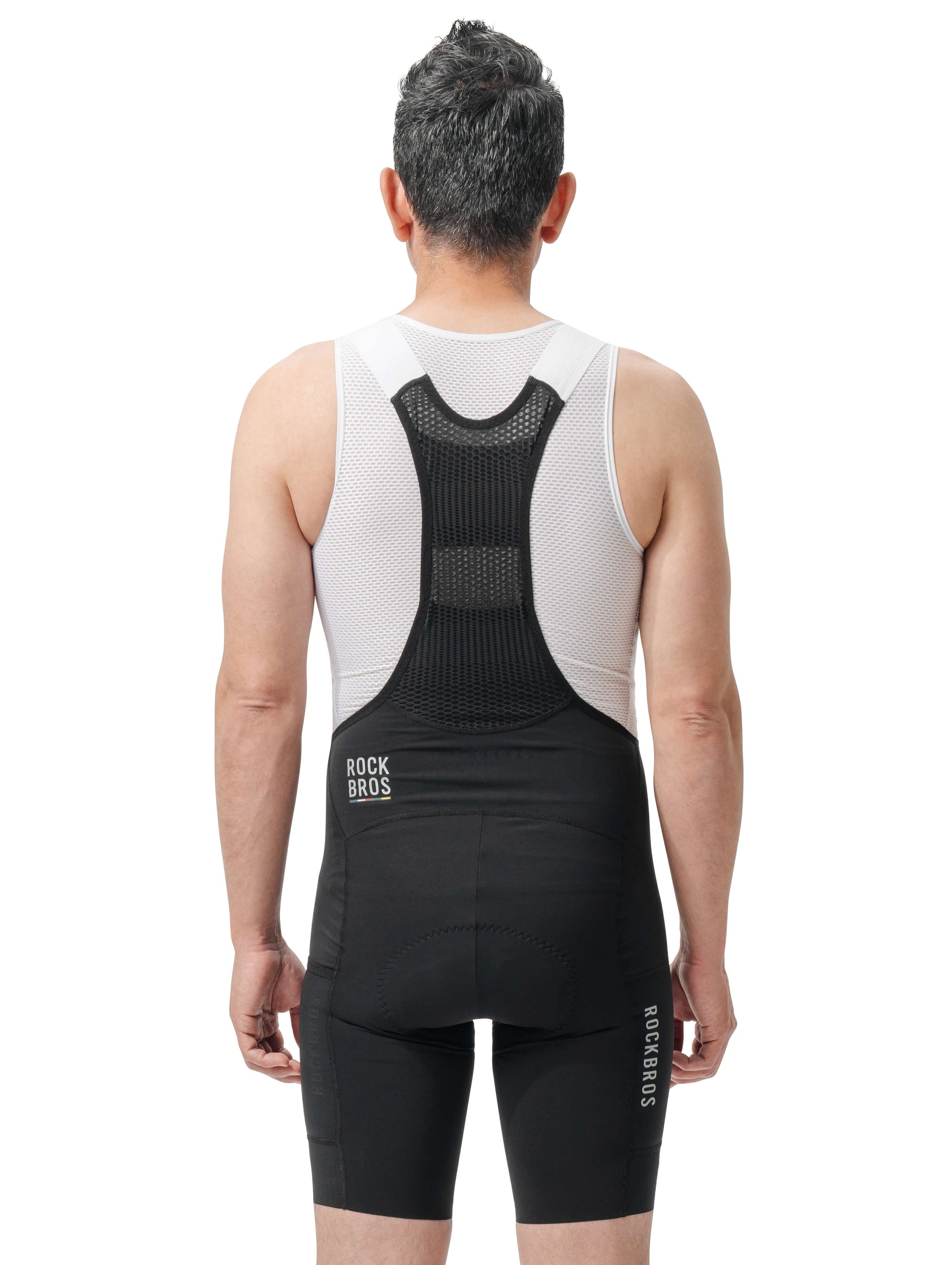 Men's ROAD-TO-SKY Bib Cycling Shorts With Elastic Interface® Pad-5