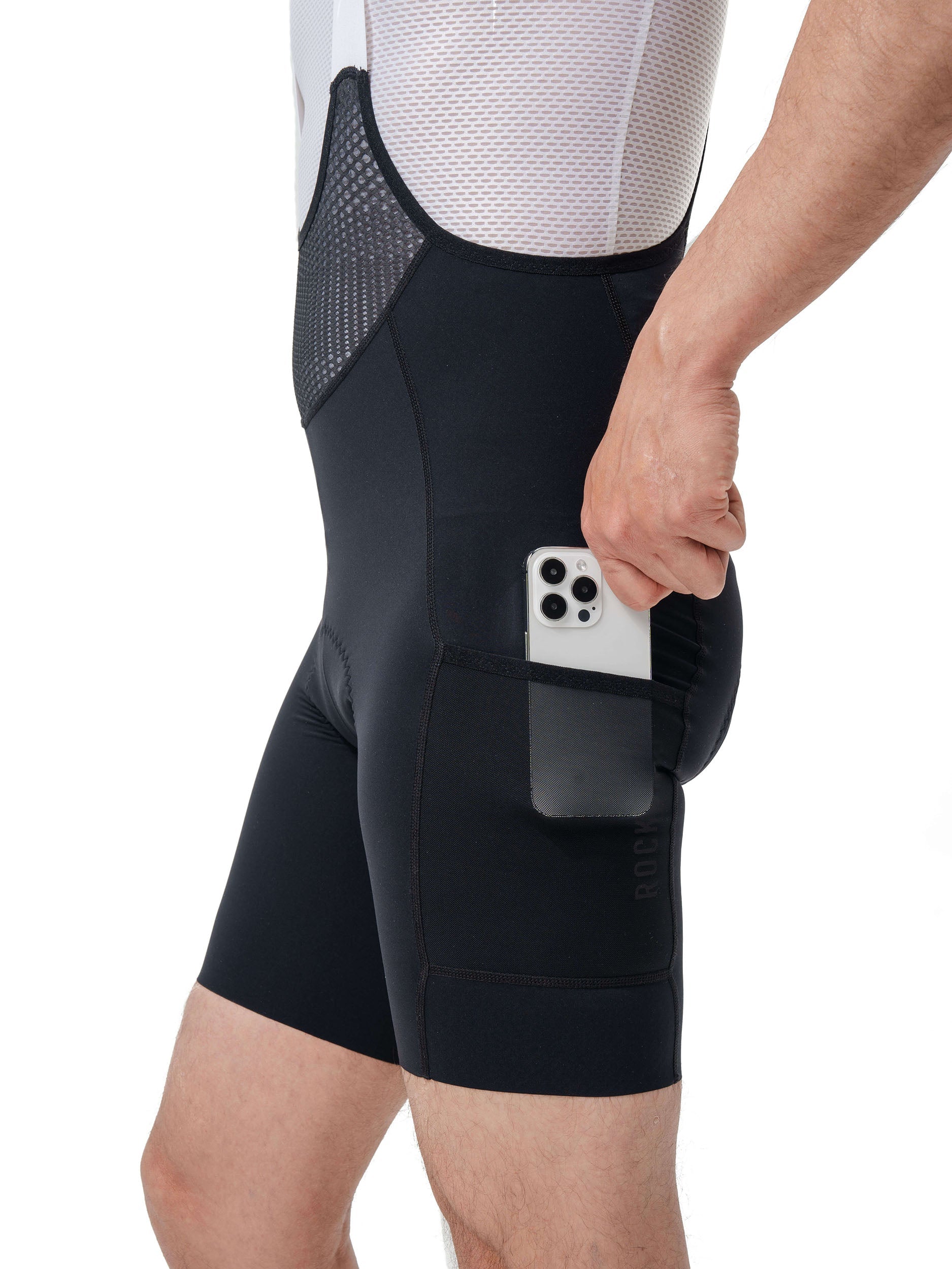 Men's ROAD-TO-SKY Bib Cycling Shorts With Elastic Interface® Pad-7
