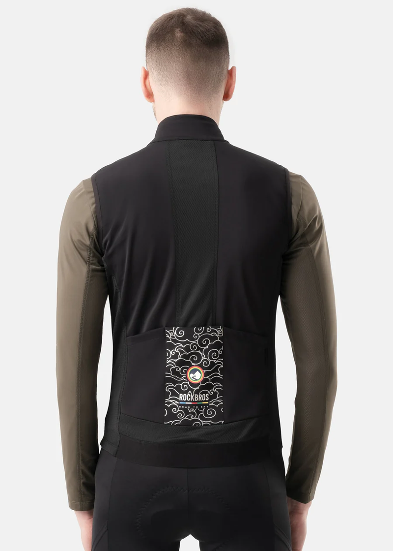 ROAD-TO-SKY Windproof Warm Cycling Vest-6