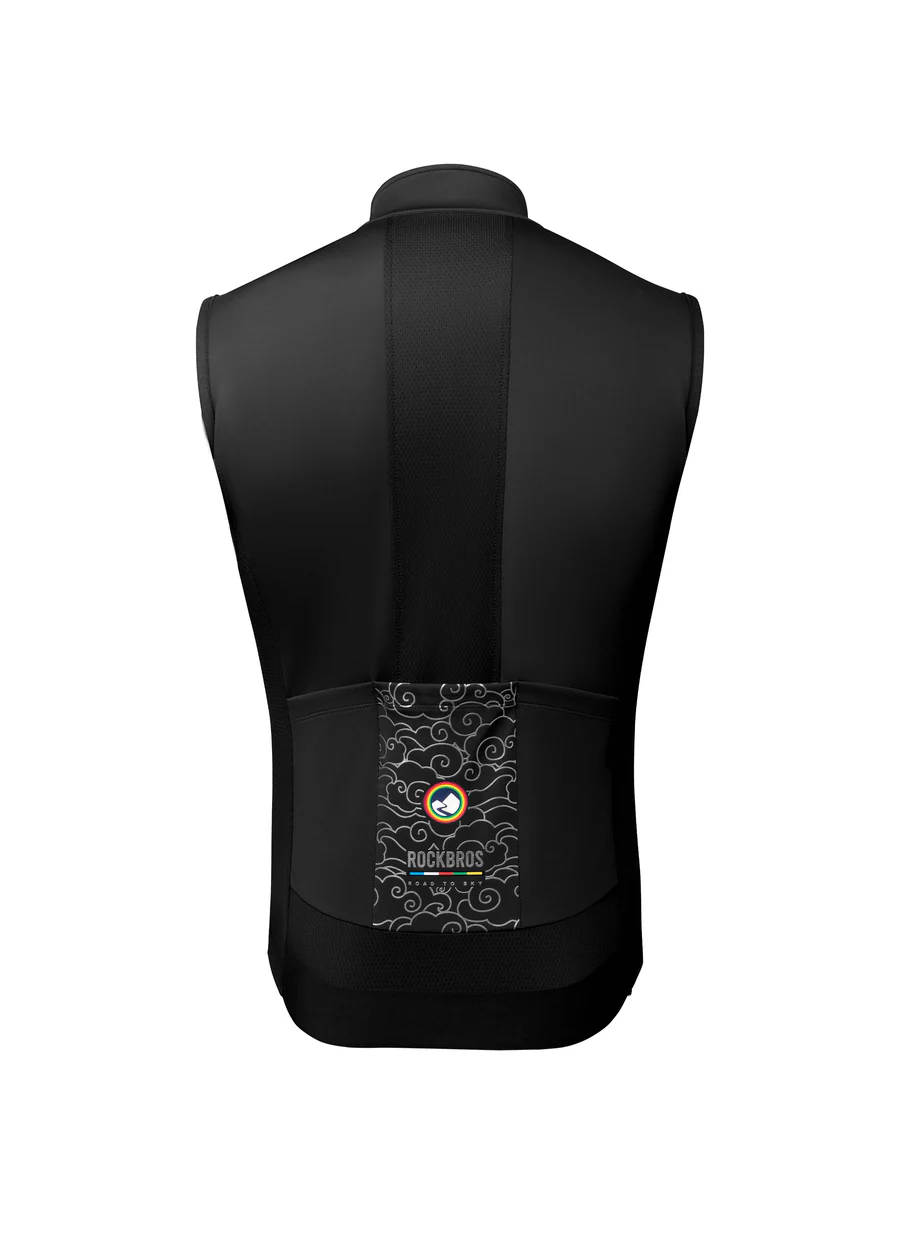 ROAD-TO-SKY Windproof Warm Cycling Vest-3
