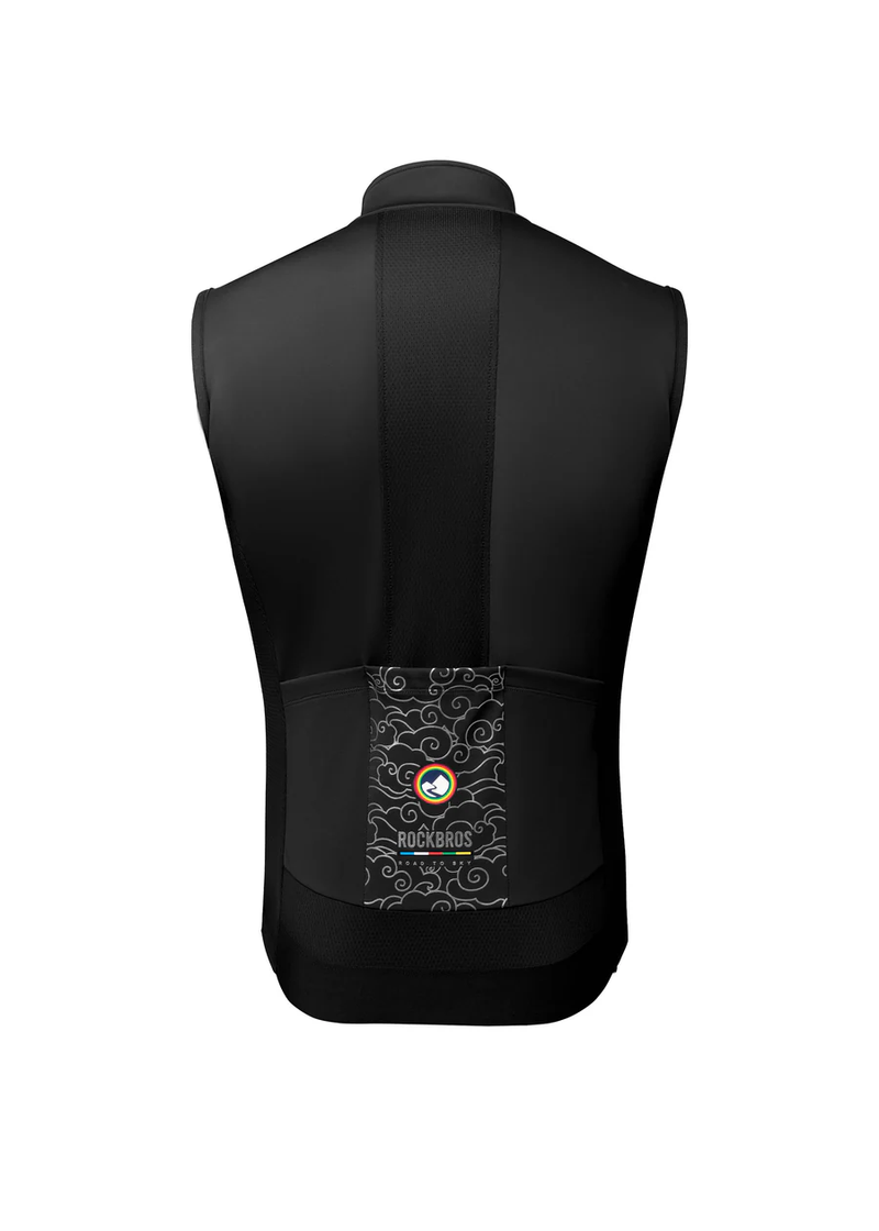ROAD-TO-SKY Windproof Warm Cycling Vest-3