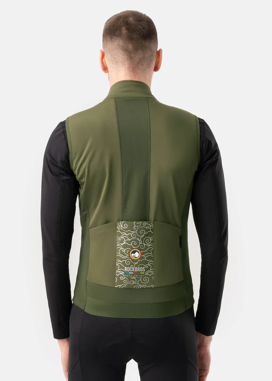 ROAD-TO-SKY Windproof Warm Cycling Vest-12