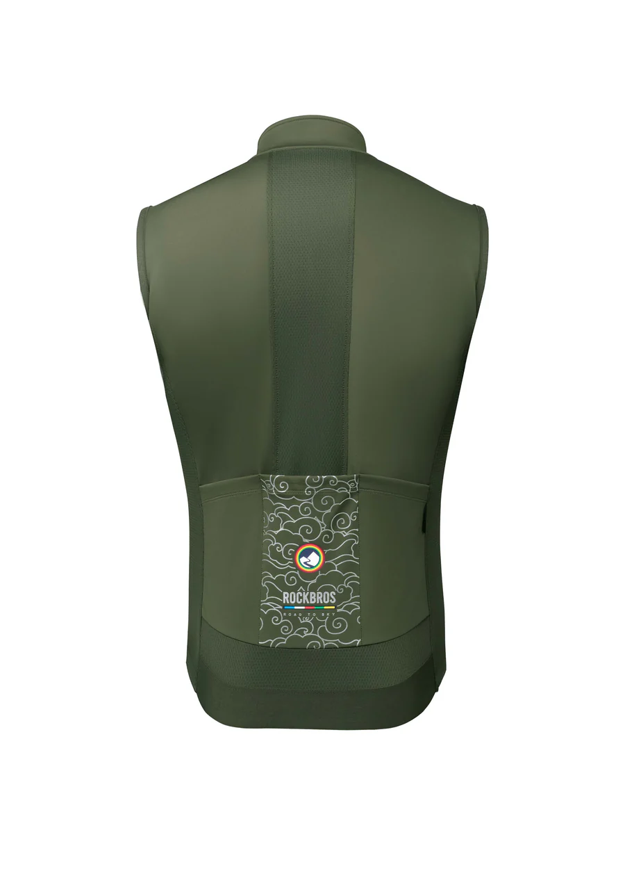 ROAD-TO-SKY Windproof Warm Cycling Vest-11