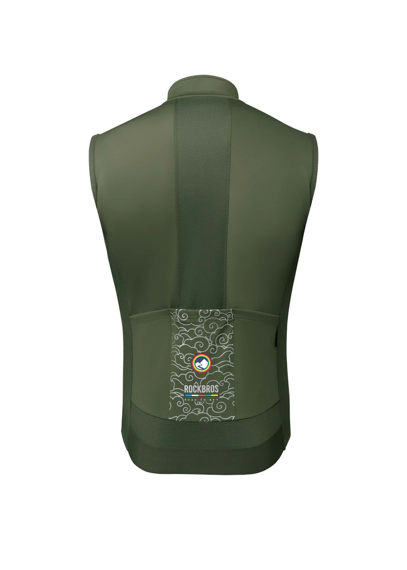 ROAD-TO-SKY Windproof Warm Cycling Vest-11