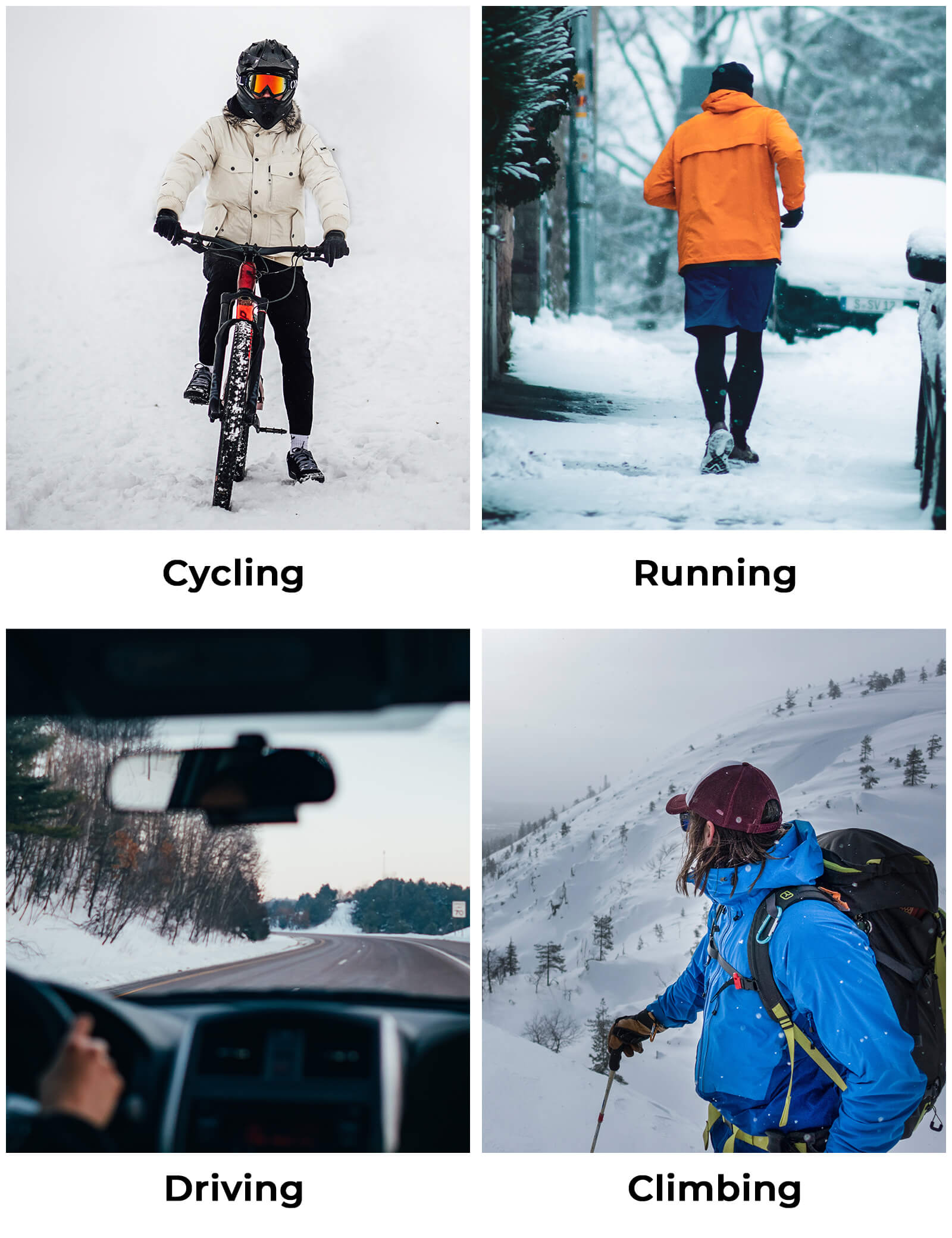 Full finger winter cycling gloves-8