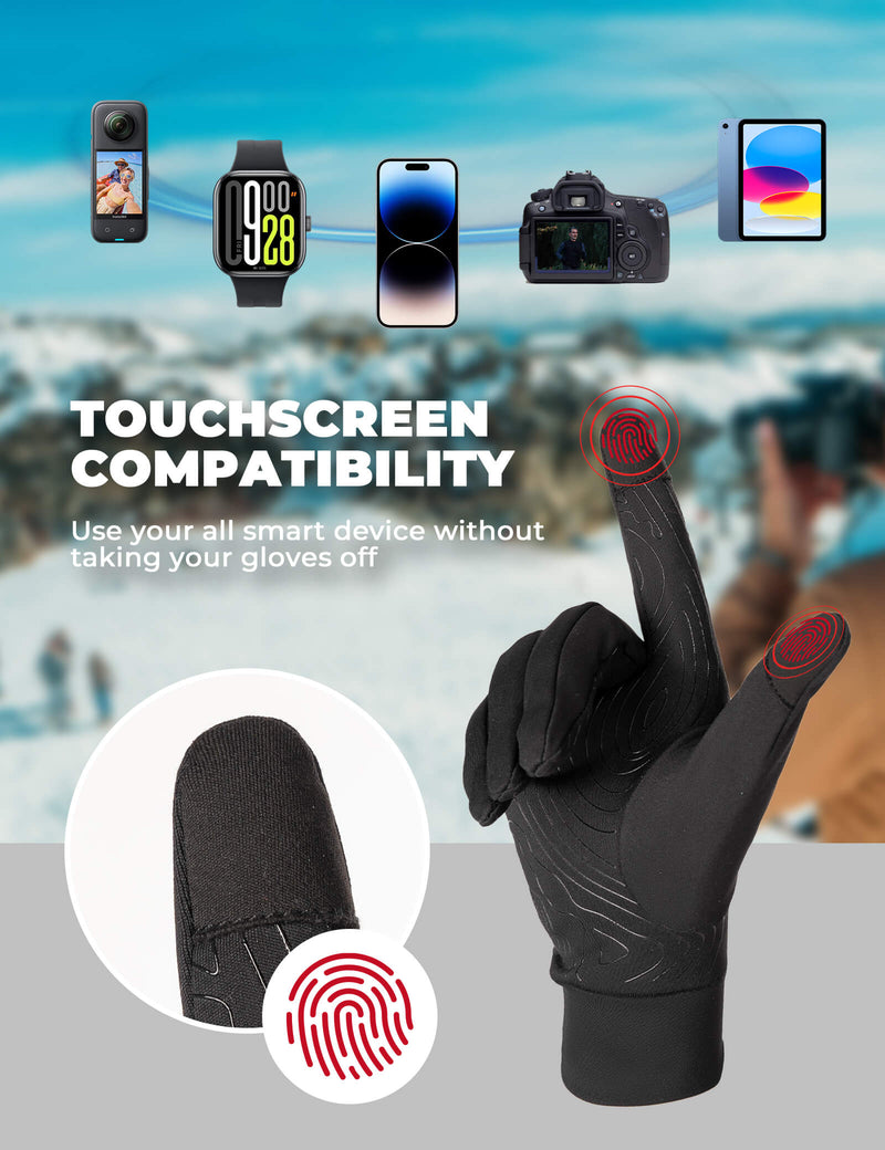 Full finger winter cycling gloves-5
