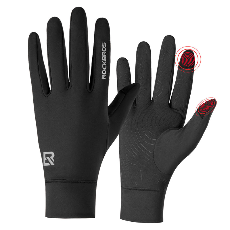 Full finger winter cycling gloves-1