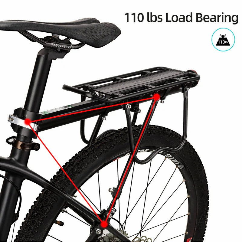 Seatpost Mounted Bike Rear Rack with Bolt-On Mount-3