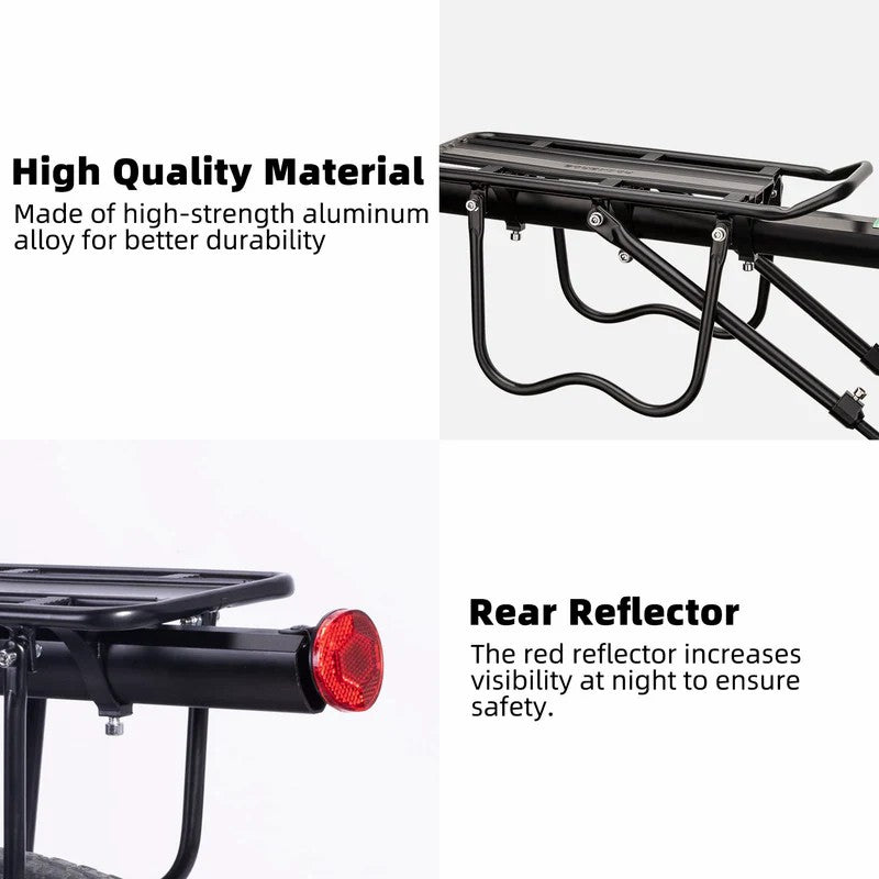 Seatpost Mounted Bike Rear Rack with Bolt-On Mount-5