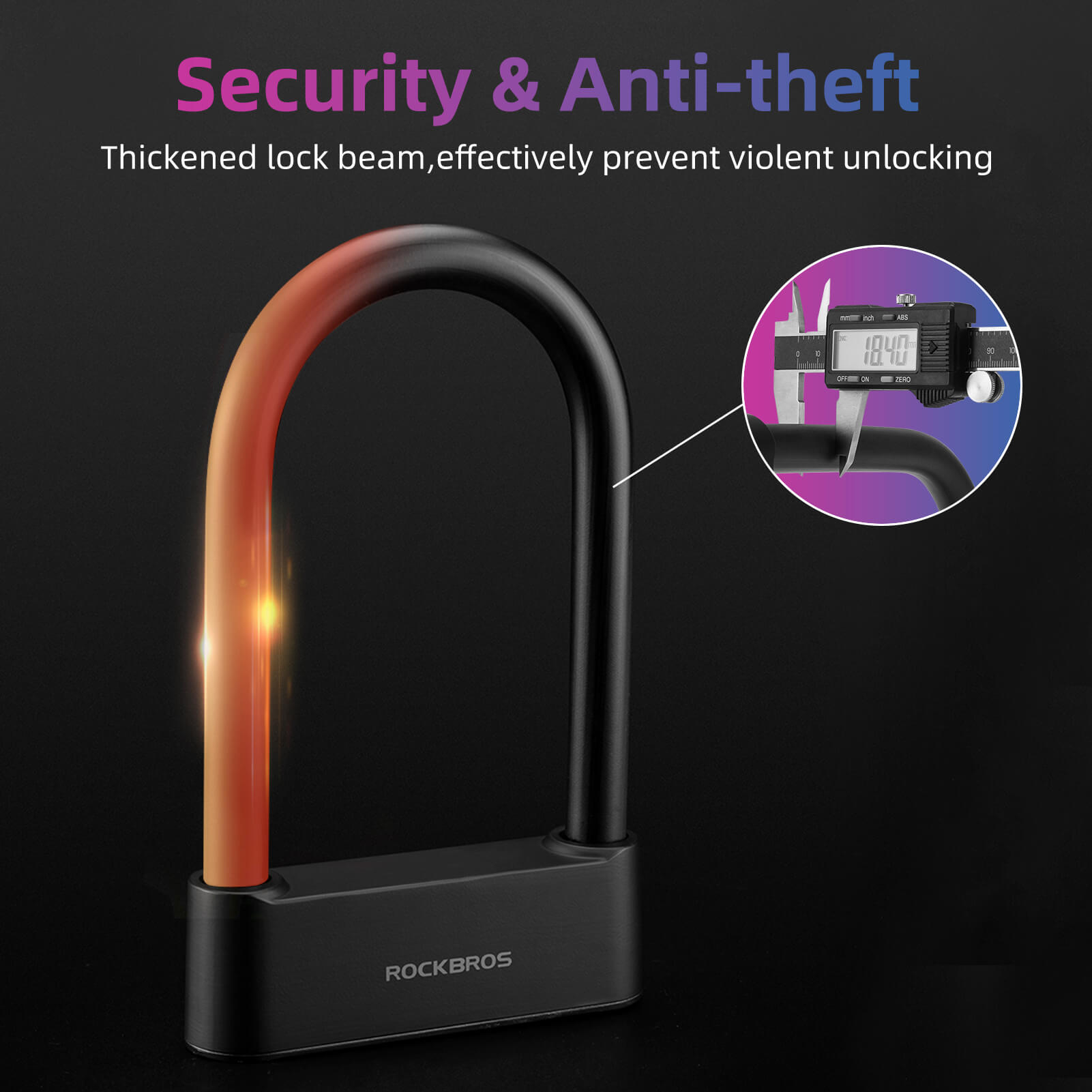 Smart Bluetooth Fingerprint U Lock-6