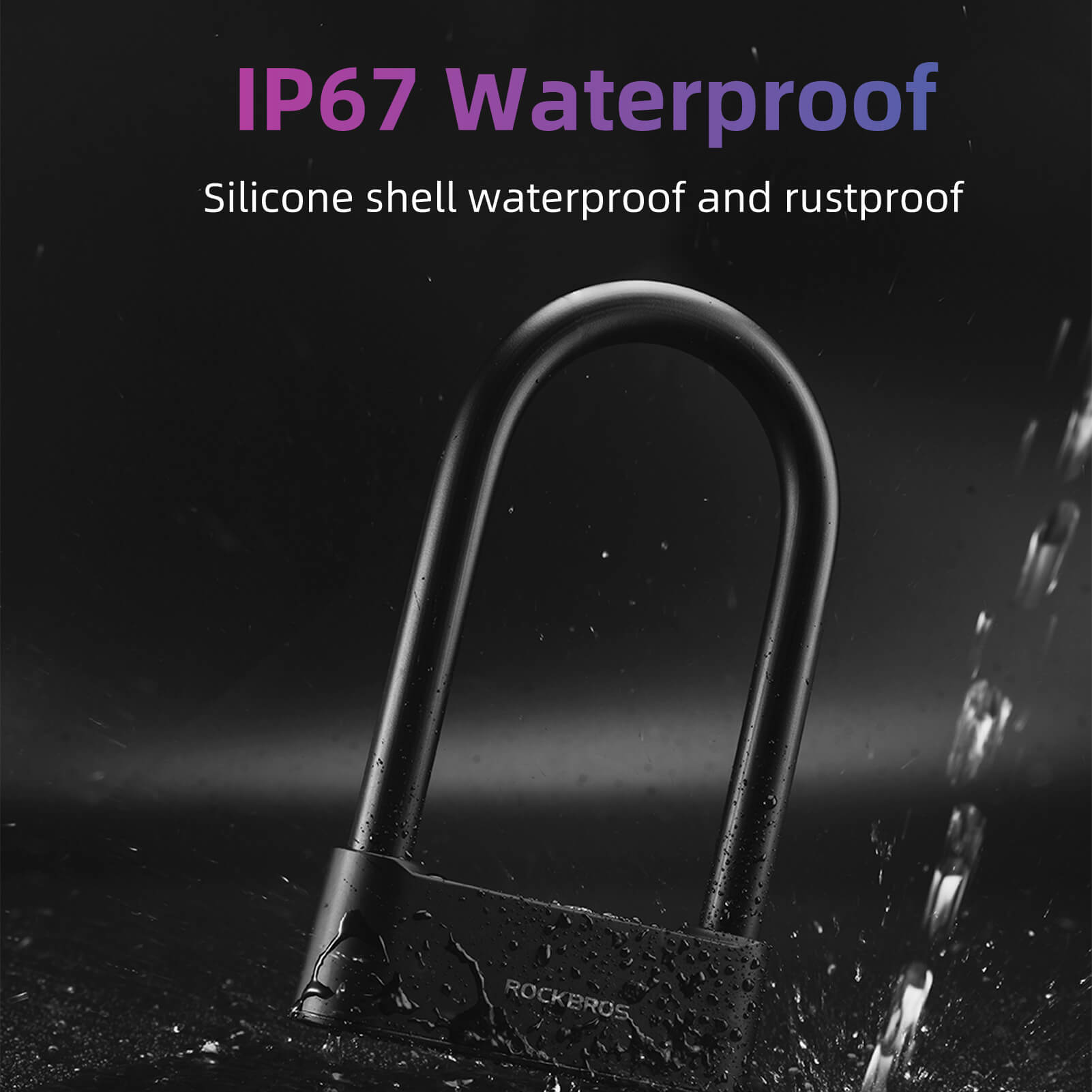 Smart Bluetooth Fingerprint U Lock-5