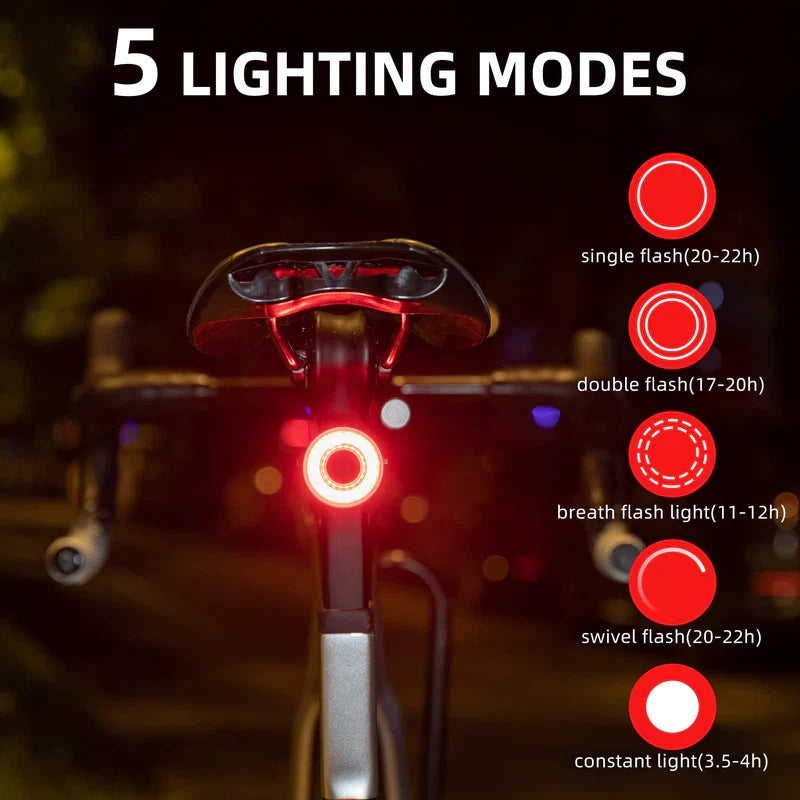 Smart Brake-Sensing Bike Tail Light-3