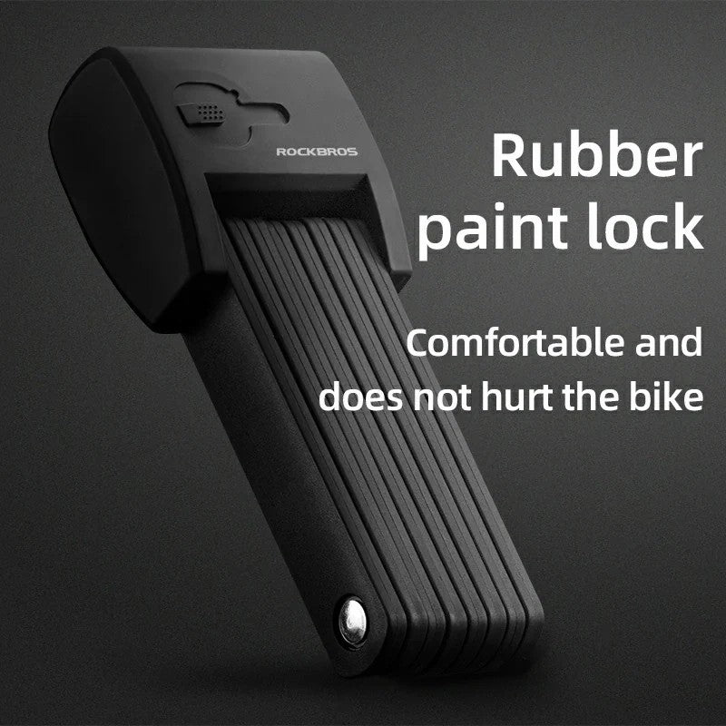 Foldable Smart Bike Lock with Fingerprint Unlock-6