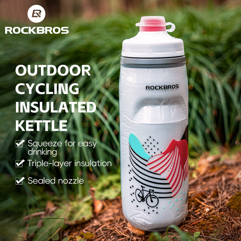Soft Squeeze Insulated Cycling Water Bottle-21oz-9